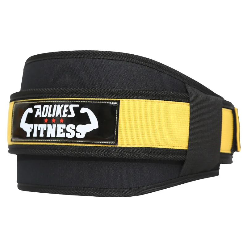 

AOLIKES Fitness Weightlifting Powerlifting Adjustable Waist Belt Lumbar Support Nylon Material Back Waist Brace Sport Safety
