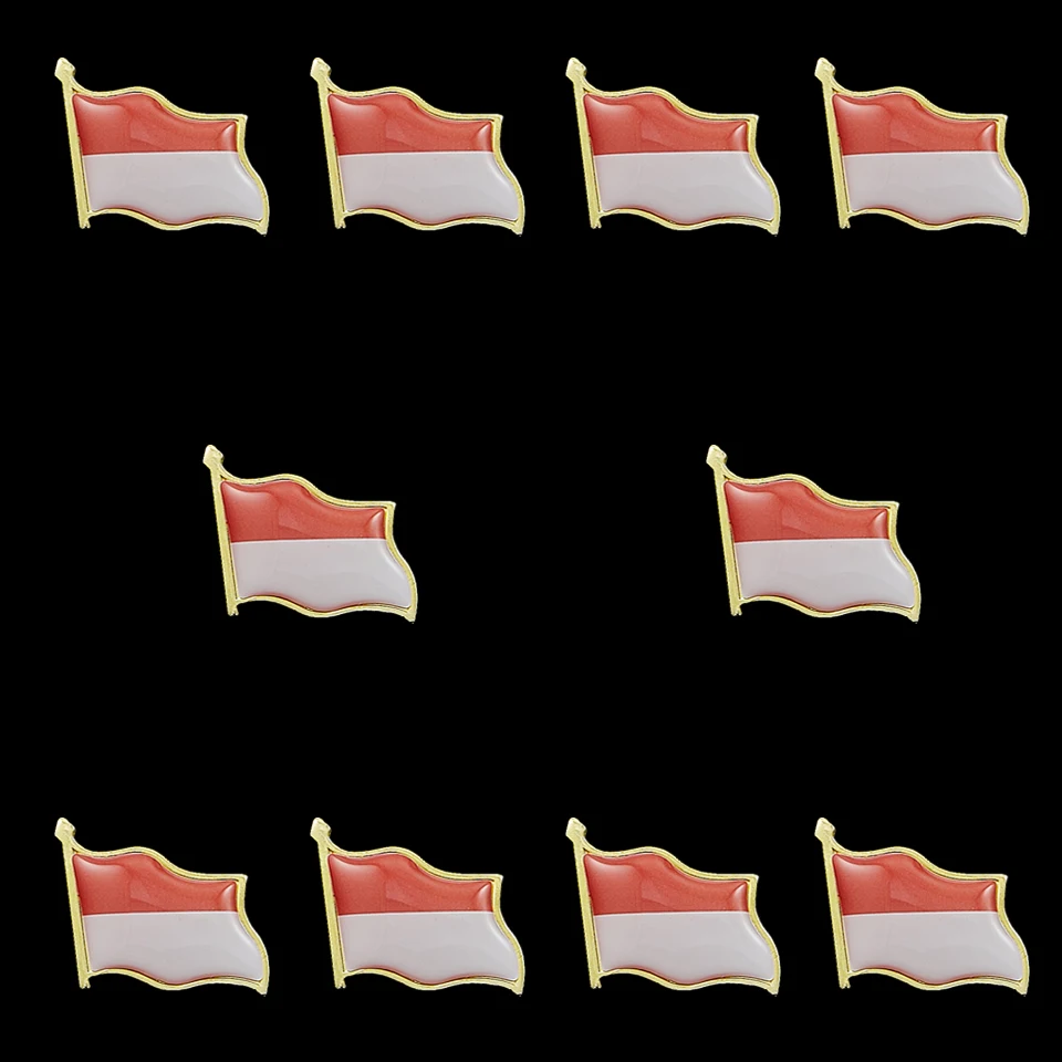 

10PCS Indonesia Brooch Lapel Pin Waving Costume Jewelry Clothes Accessories Jewelry Brooches