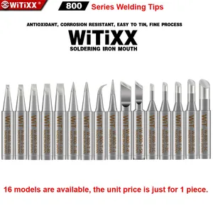 Япония Вит W800 сменные инструменты части ультра-прочный неэтилированный сварочный наконечник для 900 м 936 внутренний тепловой Тип паяльника