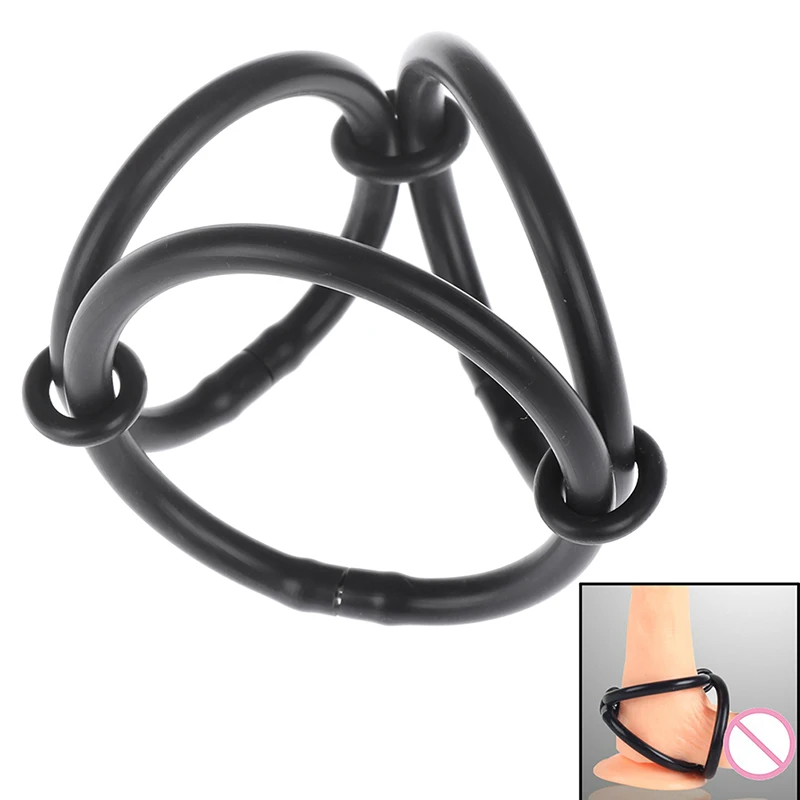 Мужской целомудрие клетка Мошонка связывающее пенис кольцо для пениса