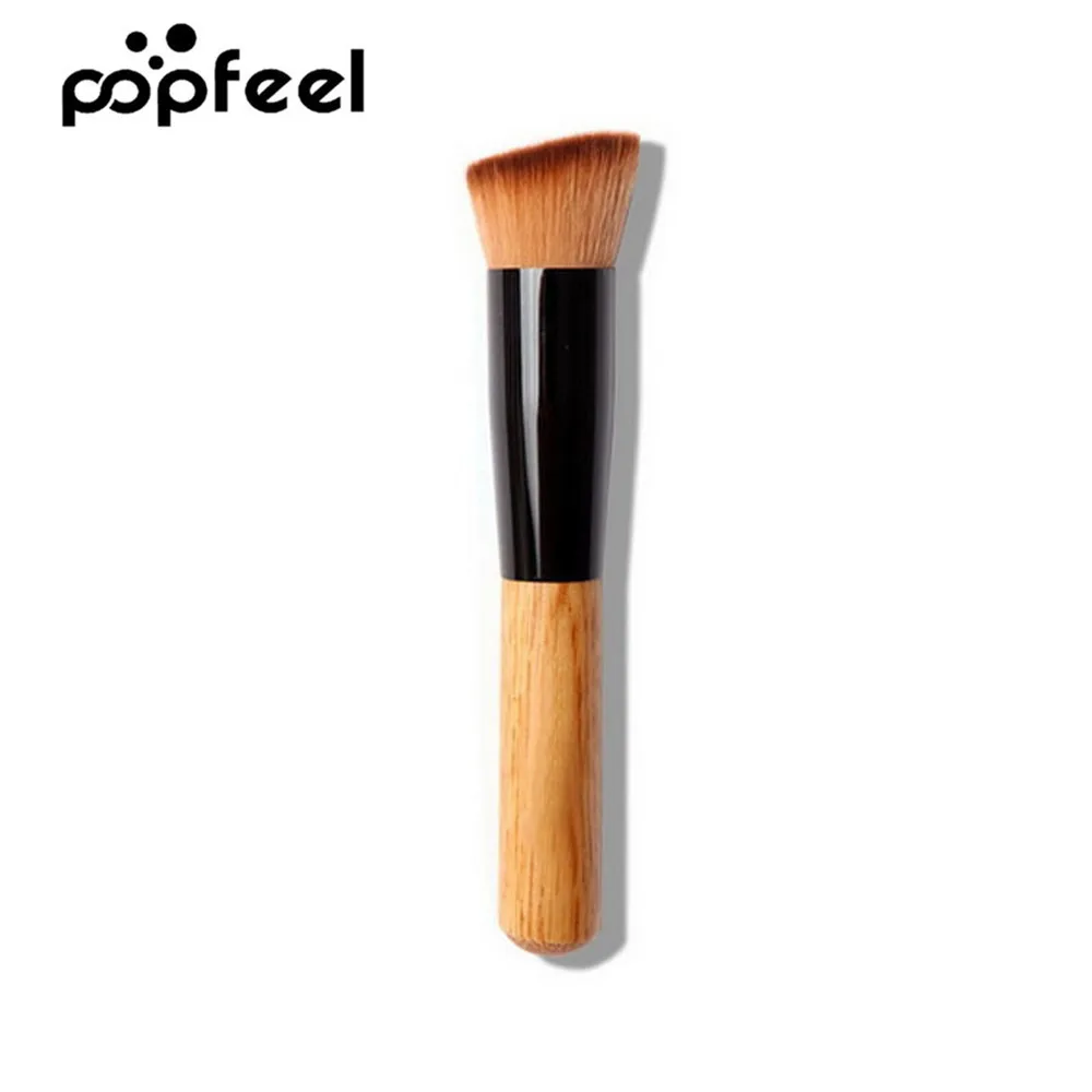 1 шт. Кисть для макияжа лица из козьей шерсти тональный крем румяна пудра основа