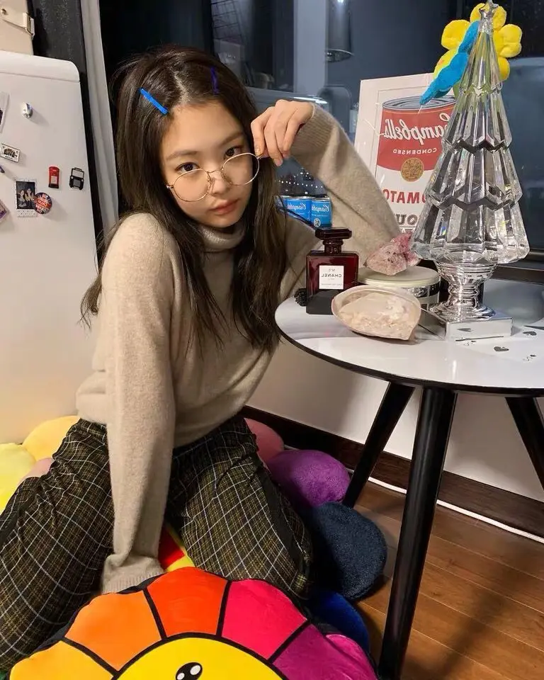 Kpop Blackpink Jennie same корейские Серые вязаные толстовки с высоким воротником женская уличная Толстовка Harajuku Осенняя теплая одежда