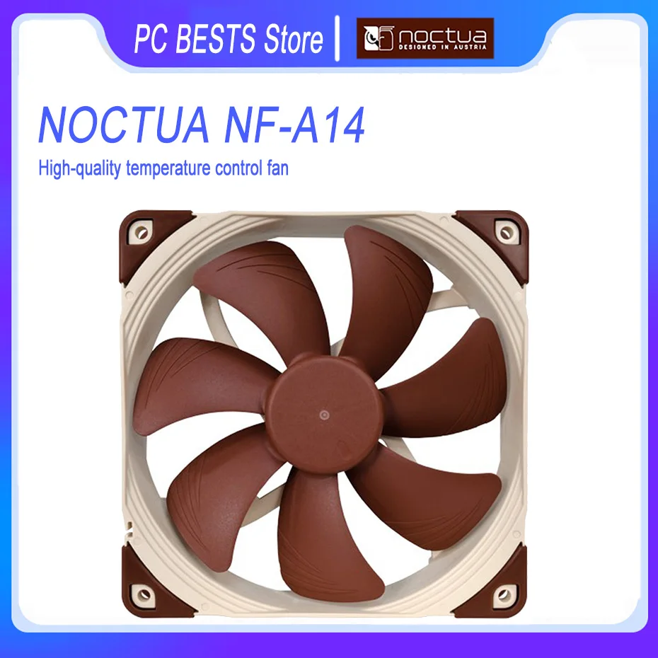 Noctua NF A14 14 см настольный компьютер чехол Вентилятор охлаждения 3pin/4pin PWM SSO2