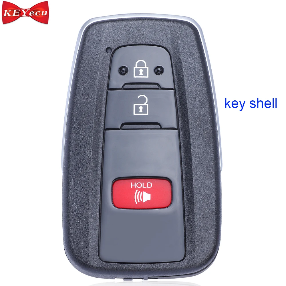 KEYECU for Toyota C-HR Prius RAV4 2019 2020 Remote Key Shell Case 3 Button MOZBR1ET HYQ14FBC | Автомобили и мотоциклы