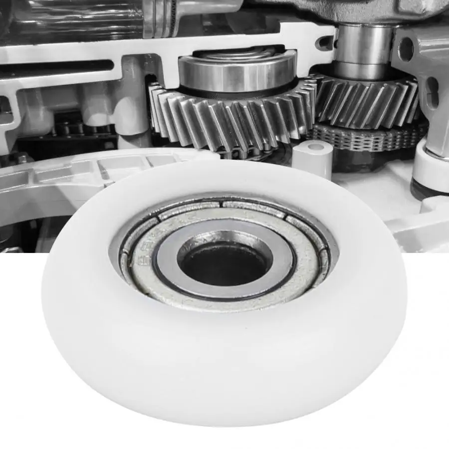 10 шт. нейлоновый пластиковый шкив ролик встроенный глубокий паз