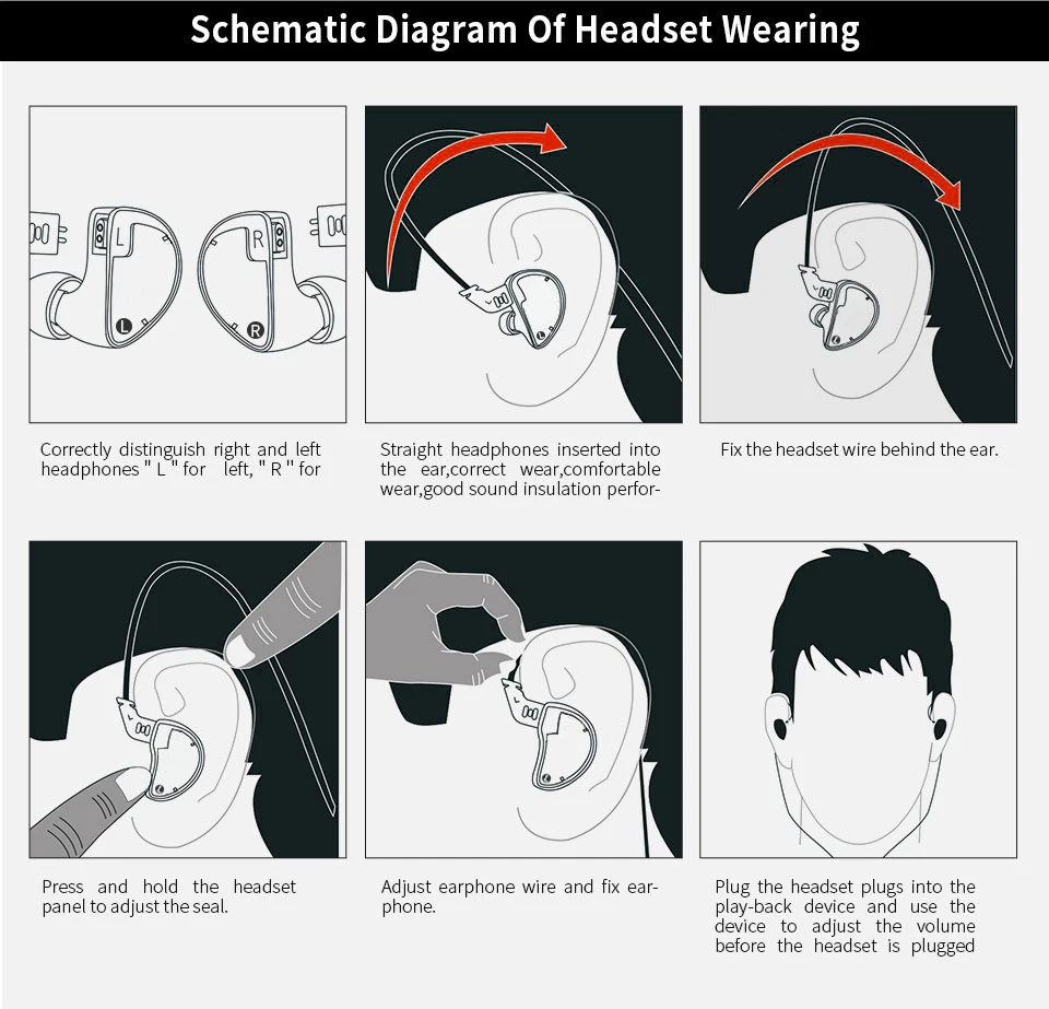 KZ AS06 3BA 3 сбалансированная арматура драйвер в ухо наушники HIFI монитор с басом наушники с 2pin кабелем KZ ZS10 AS10 ES4 ZST