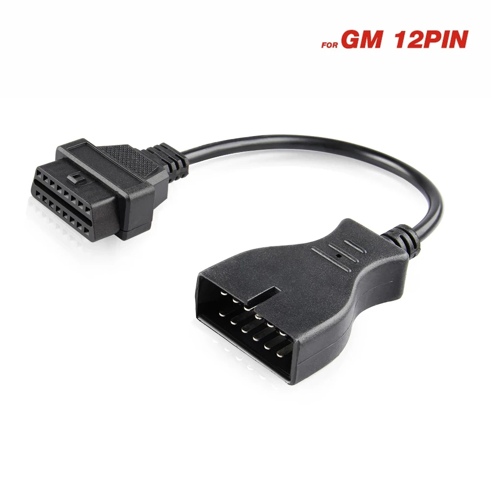Для GM 12 Pin OBDII OBD2 Авто Диагностический Соединительный адаптер кабель GM12 до 16 для
