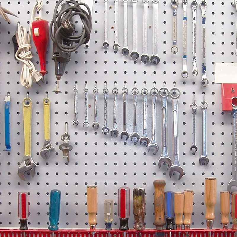 50 шт. 2-дюймовый Pegboard Крючки настенная Полка инструмент Вешалки Органайзер