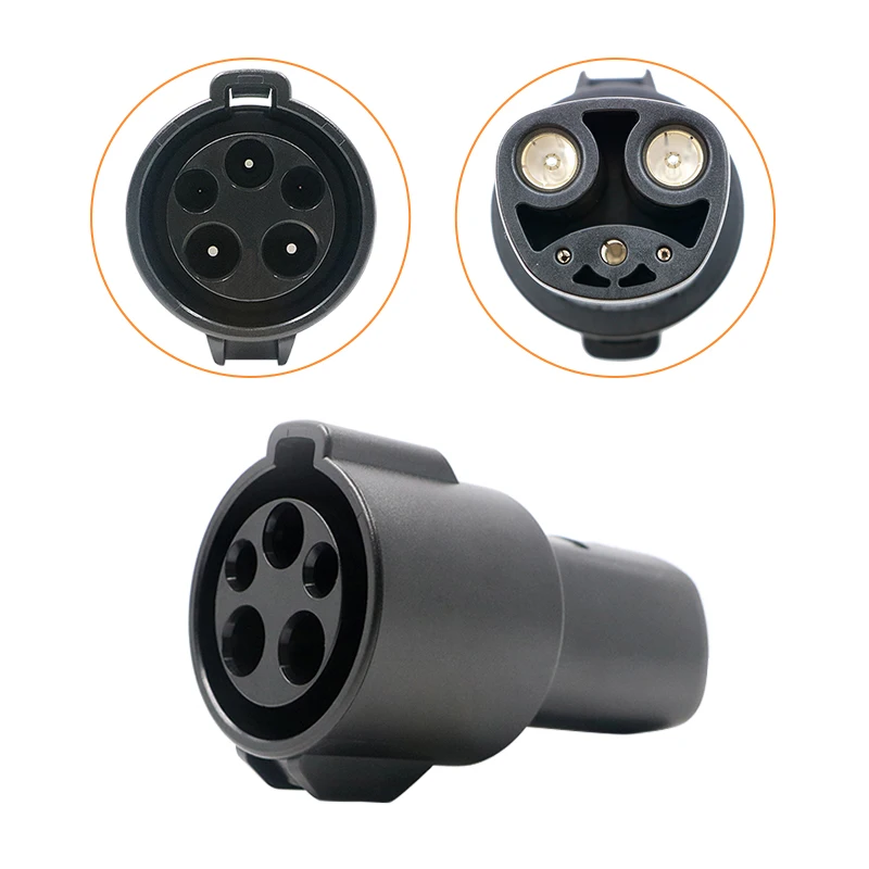 Электрическое автомобильное зарядное устройство type 1 к Tesla Новый адаптер SAE J1772