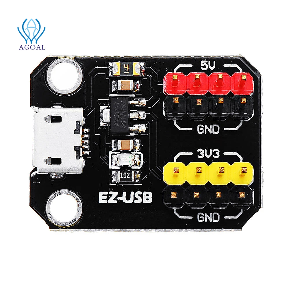DC-DC 5V до 3 5 V USB Питание модуль Micro Интерфейс 1117 чип защита от перегрузки по току |