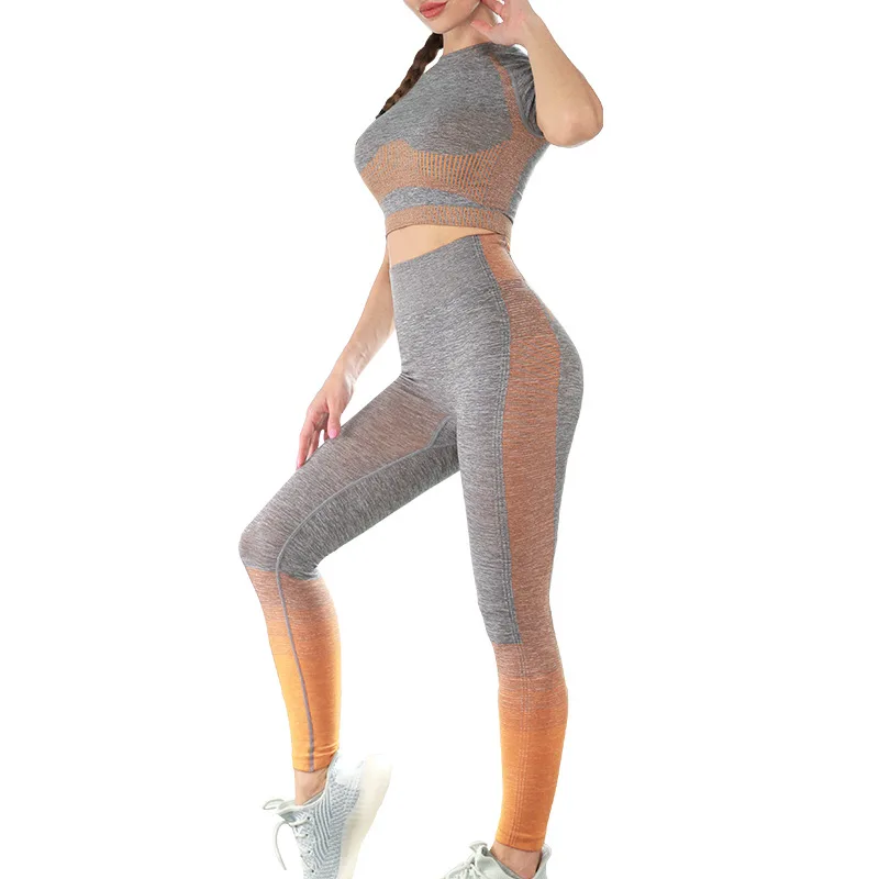 YFGWSP 2020 комплект для йоги и тренировок спортивная одежда с эффектом пуш ап женщин