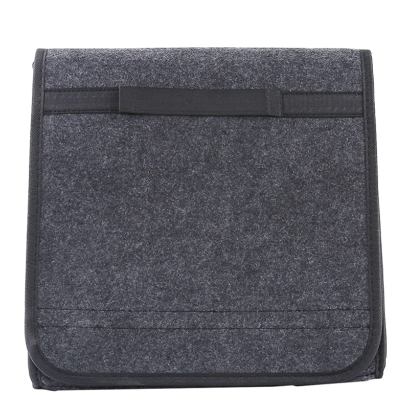 

Car Soft Woolen Felt Car Trunk Organizer Car Storage Box Bag Fireproof Multi-Use Foldable Stowing Tidying Bag