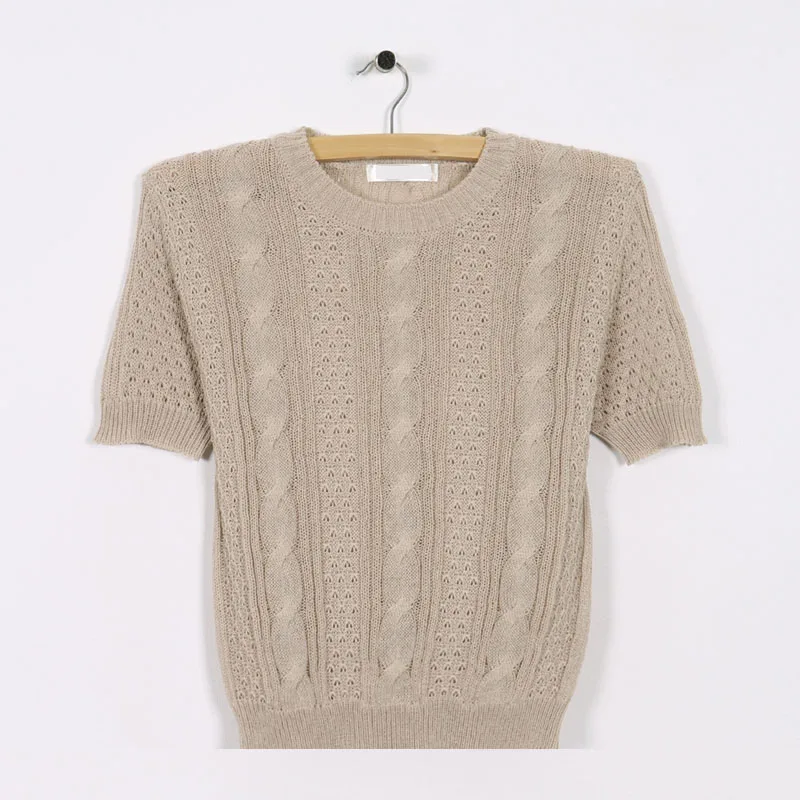 

New Embroidery lace Women Blouses Summer Tops femme Casual Women shirt short sleeve Knitted Girls Blouse Plus Size Blusas