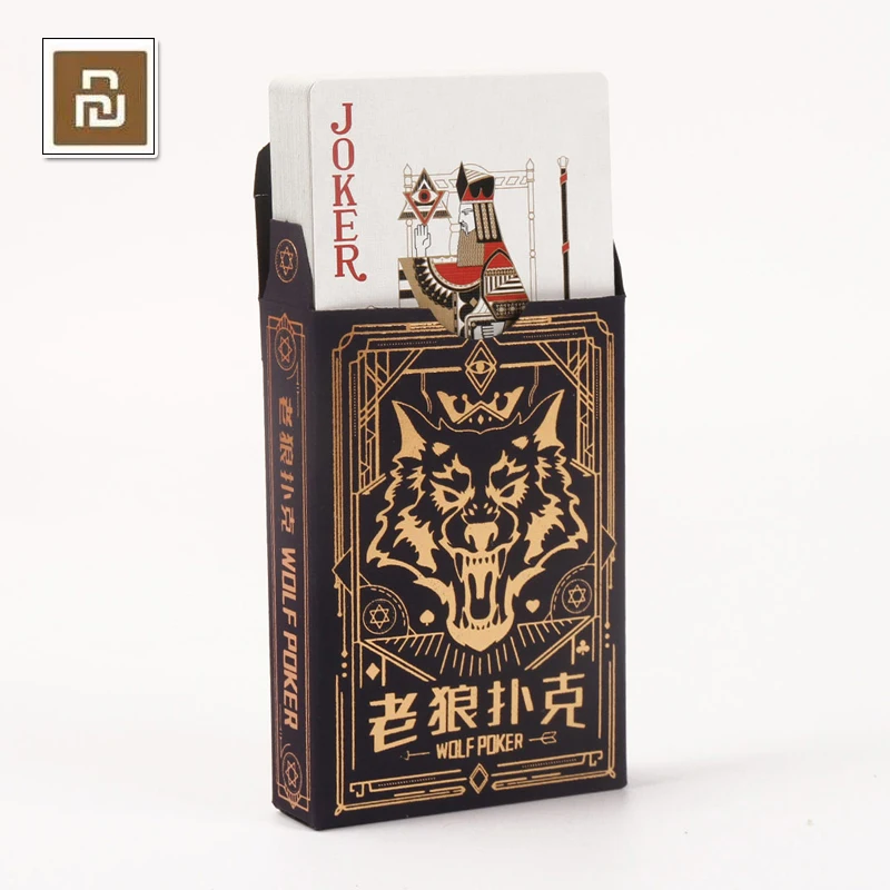 Игровые карты Xiaomi для покерной доски бумажные игровые с оборотнем