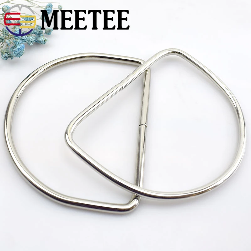 Meetee 11 см металлическая ручка для сумки Замена DIY рамка плечевая изготовления