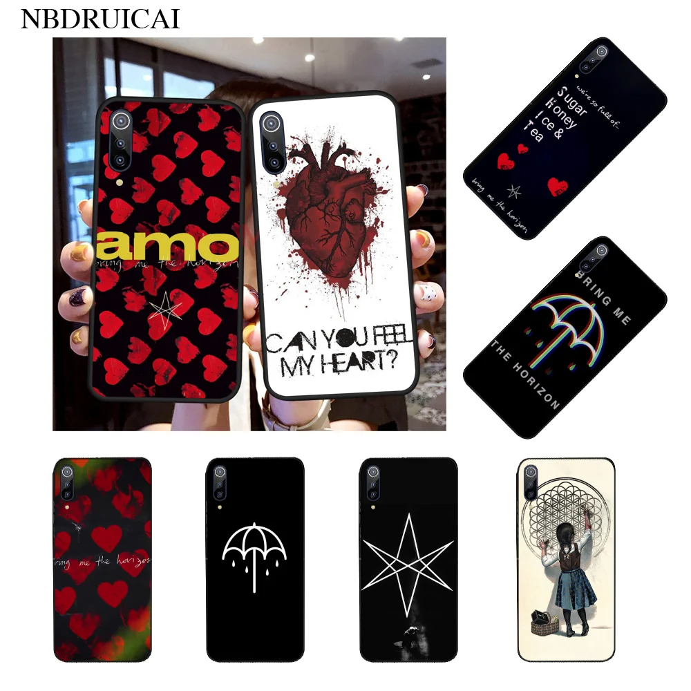 NBDRUICAI The bring me horizon BMTH черный ТПУ мягкий чехол для телефона Xiaomi 8 9 se 5X Redmi 6pro 6A 4X 7 5plus