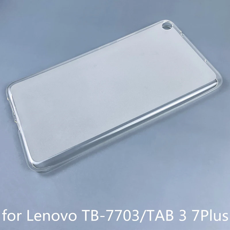 Мягкий желеобразный чехол для Lenovo Tab 3 7 Plus TB-7703 | Компьютеры и офис