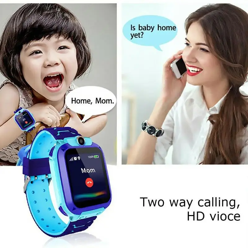 Q12 Детские Смарт-часы IP67 водонепроницаемые часы SOS телефон смарт-часы для детей