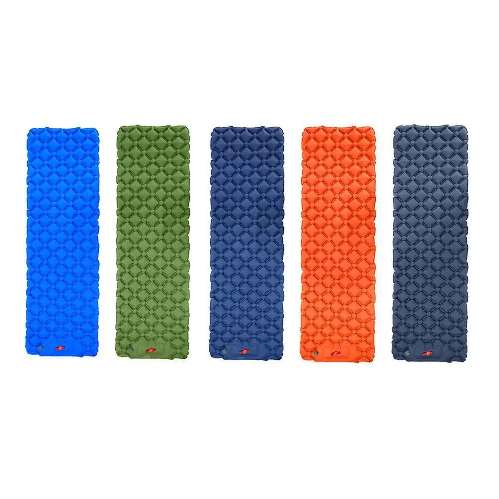 

Outdoor TPU Inflatable Diamond-shaped Push-to-step Ultra-light Foldable Beach Camping Picnic Mat Portable Single-person U5A0