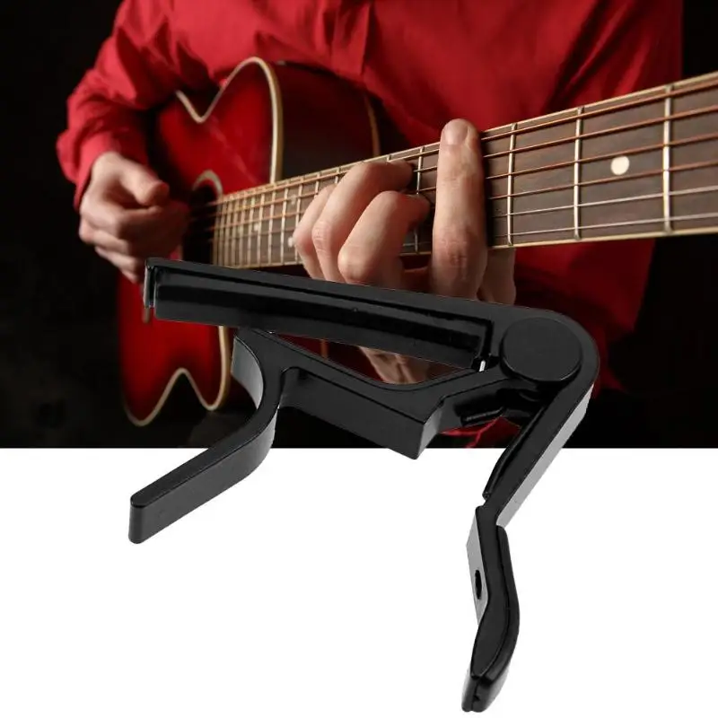 aluminium legierung gitarre tuner clamp professional key trigger capo für akustische elektrische musikalische instrumente zubehör free globa