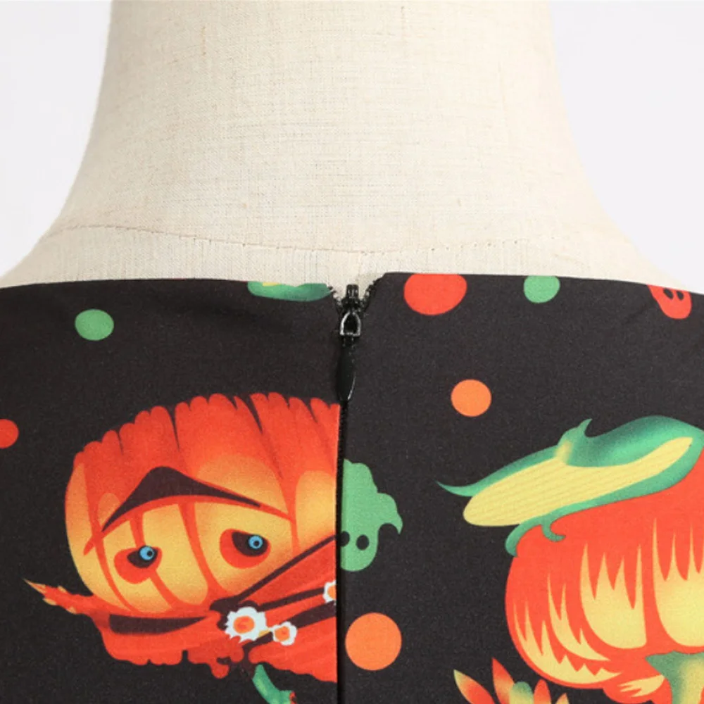 Женское винтажное платье Kenancy зимнее с круглым вырезом и коротким рукавом