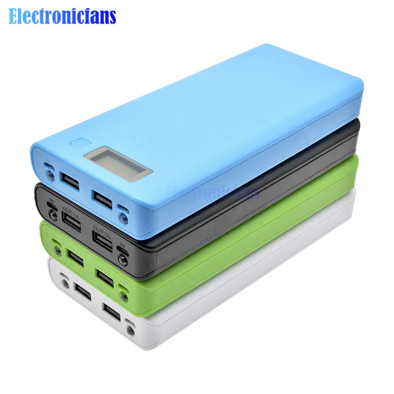 Двойной USB 5 В 18650 а/5 в 1 а Коробка для аккумуляторов сделай сам зарядного