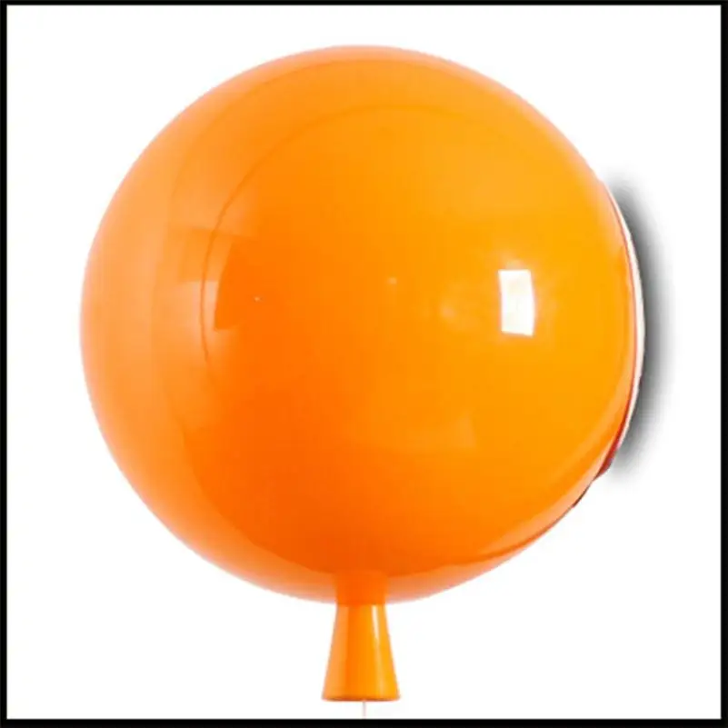 Современный минималистичный цветной воздушный шар E27 Настенные светильники для