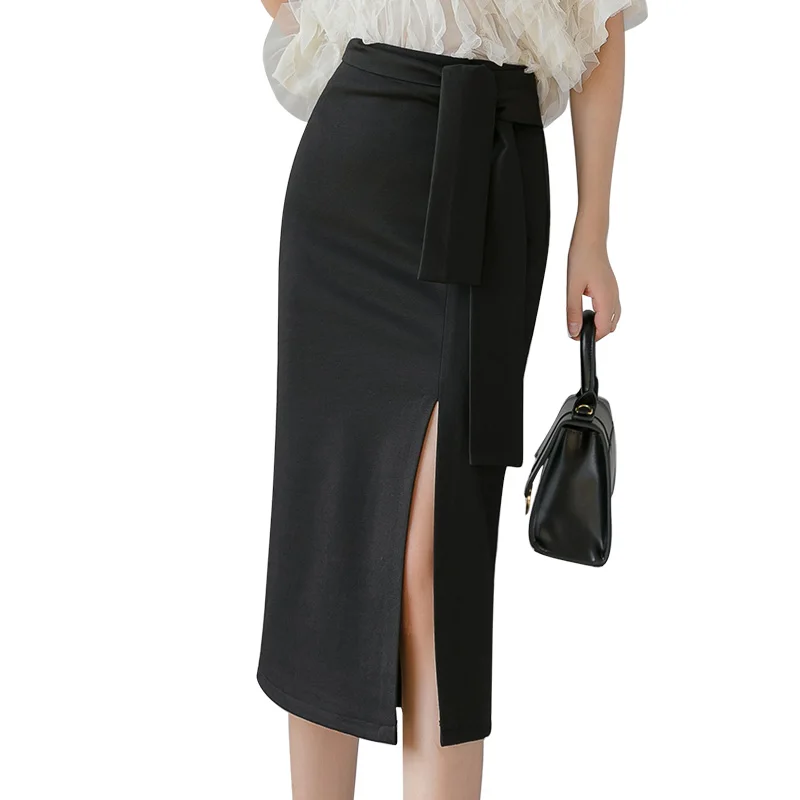 Офисные женские туфли Высокая Талия посылка юбка с высокой талией в Корейском