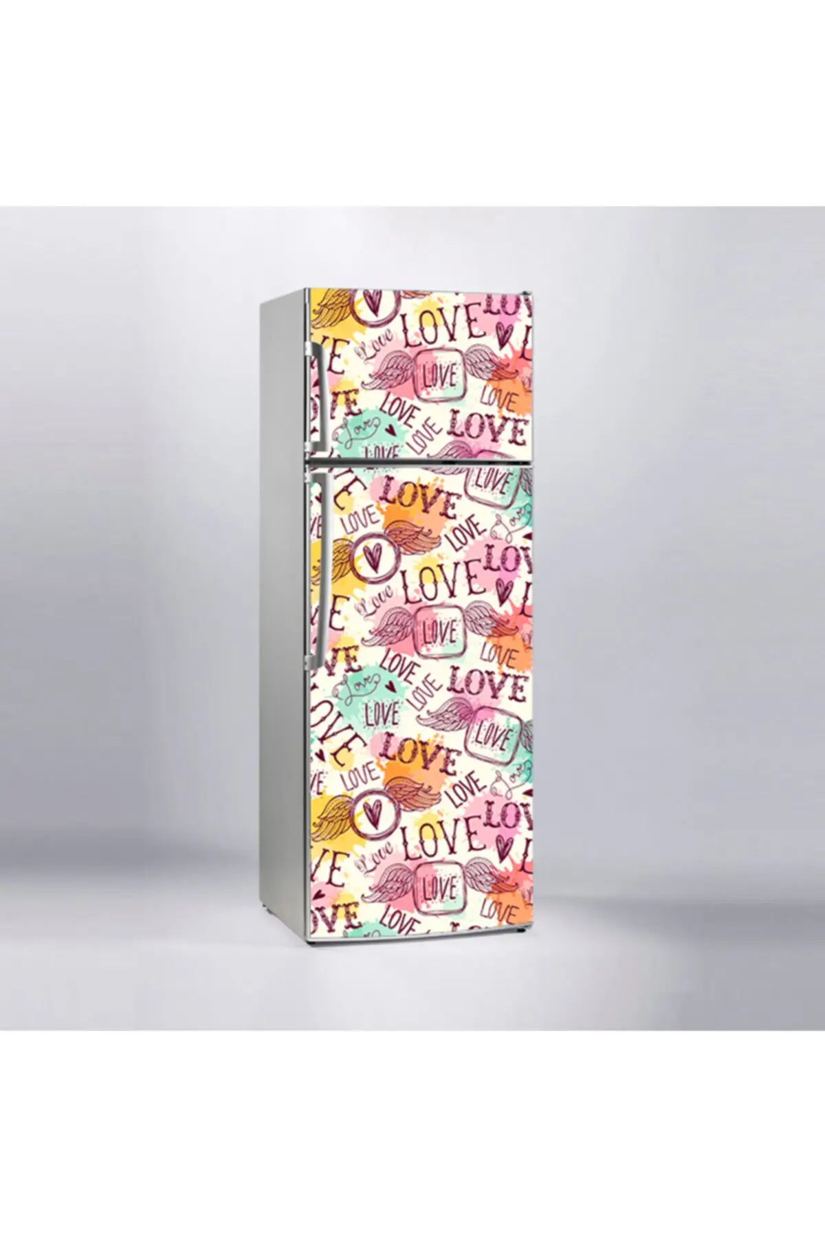 

Refrigerator Sticker Label Plating Love Love