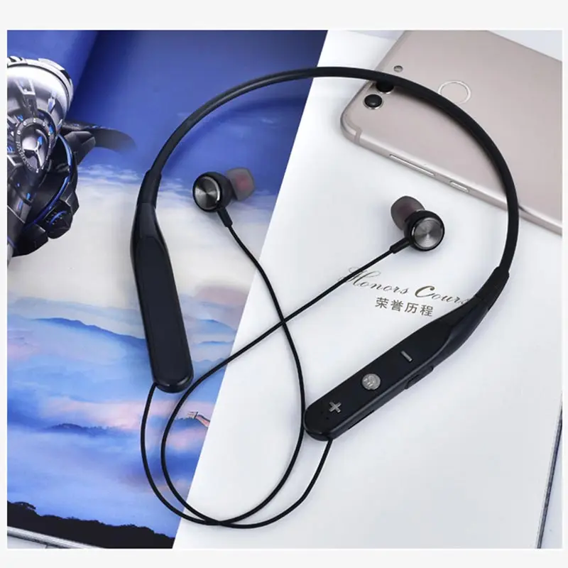 Беспроводные bluetooth стерео наушники Спорт на открытом воздухе портативная Шейная