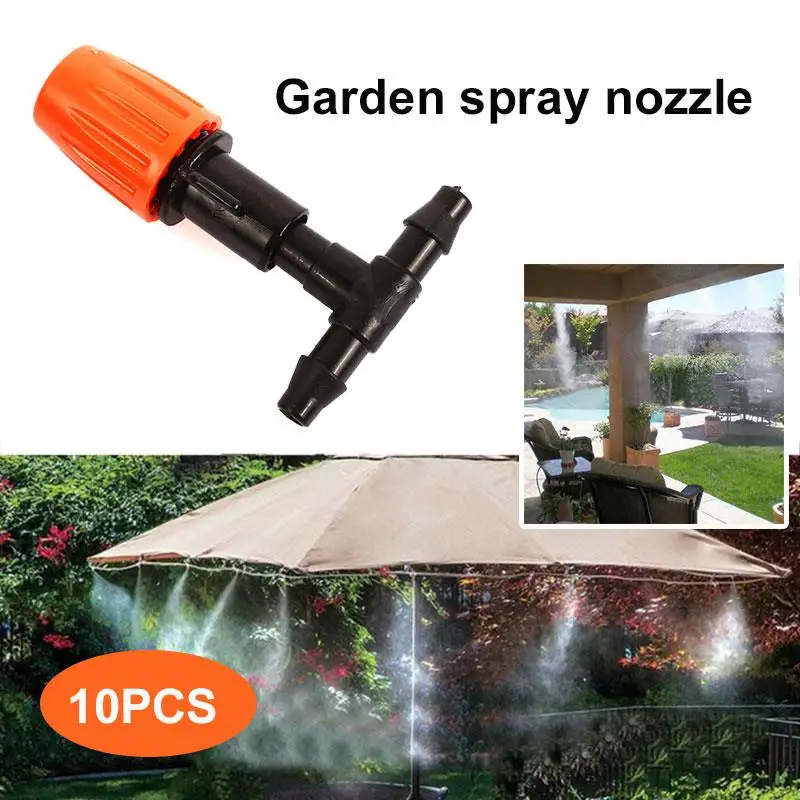 10 шт. распылитель воды регулируемый полив сопло запотевание Охлаждение мини
