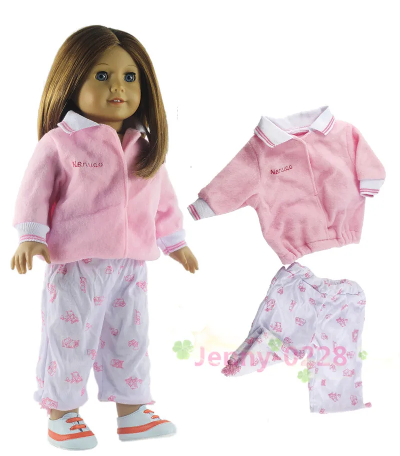 

Верх и брюки для американской куклы 18 дюймов, 1 комплект