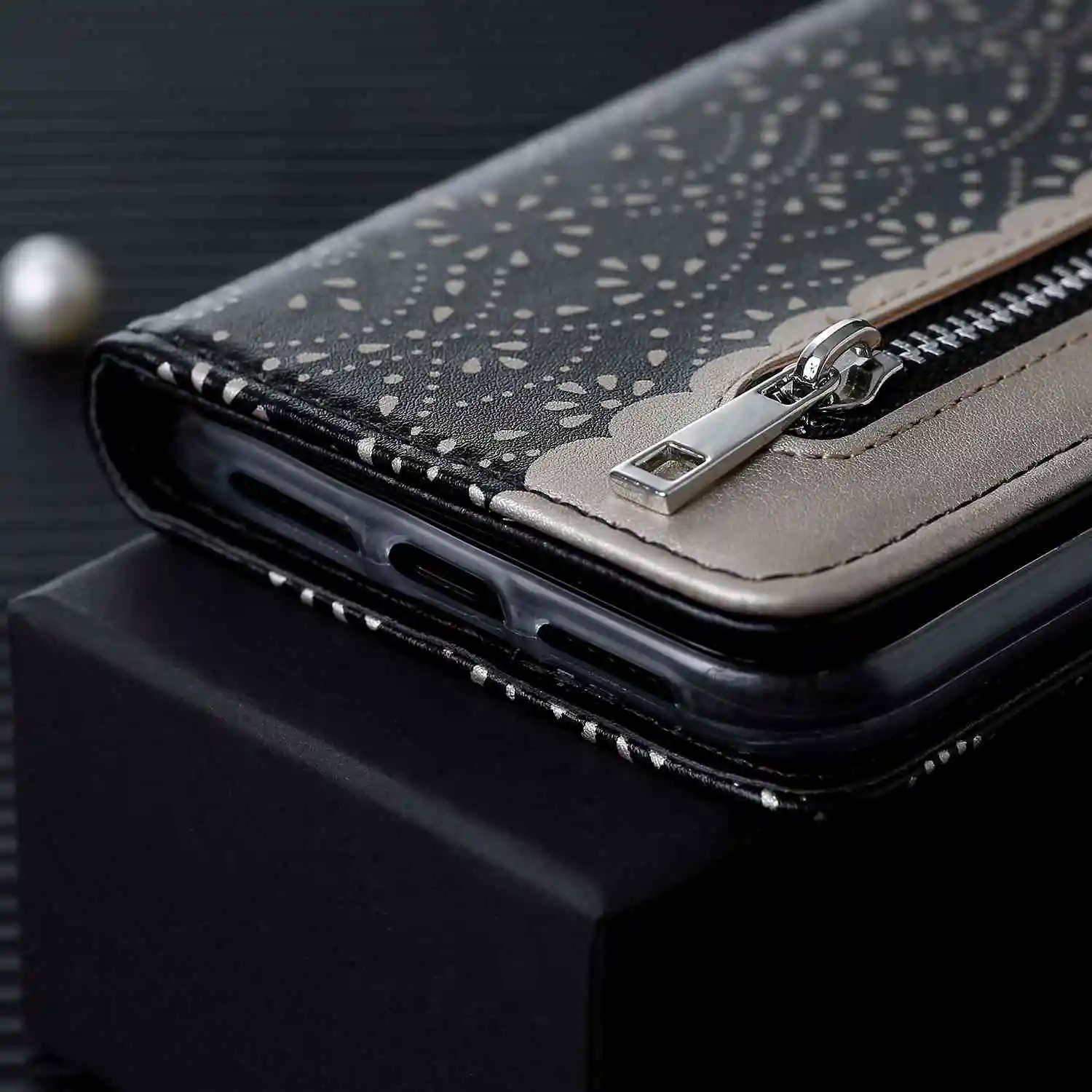 Кожаный чехол для iphone 6 6S 7 8 Plus XR X XS Max 11 Pro Max на молнии Держатель для карт кошелек чехол для iphone 6plus 7plus 8plus чехол