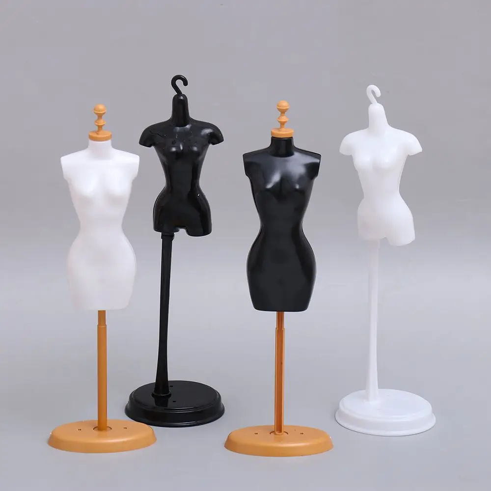 Plastic Doll Dress Support For 1/6 Dolls Accessories Mannequin Model Stand Toys Dress Hangers Clothes Hanger Display Holder