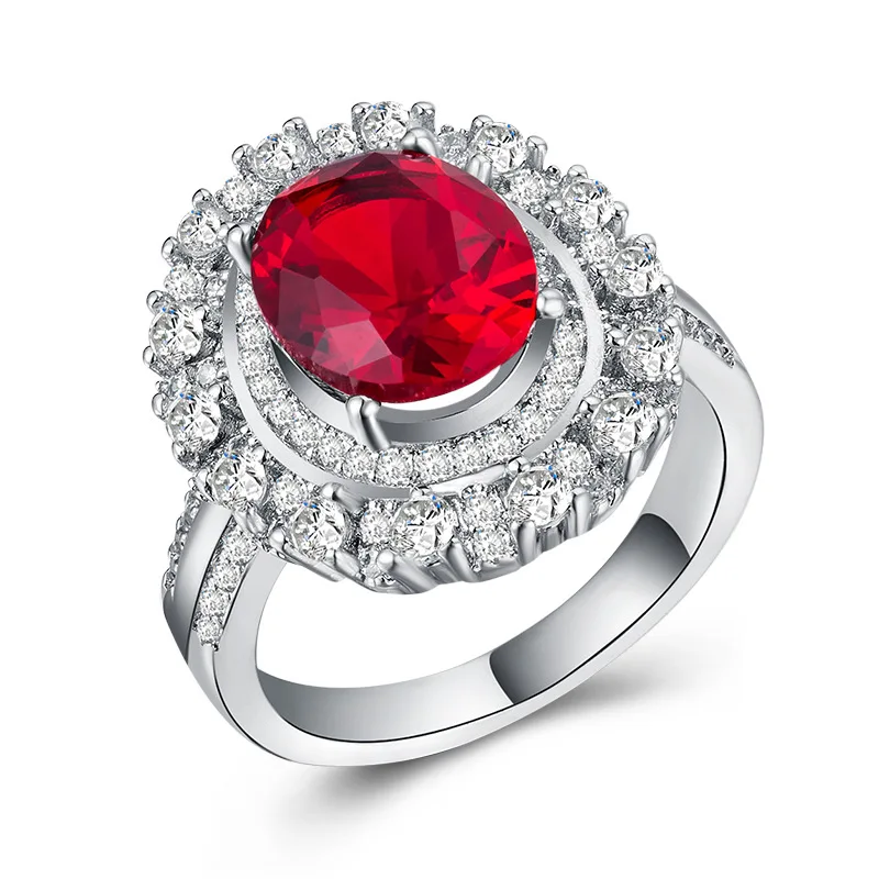 Bague Ringen женское 925 пробы Серебряное кольцо Wtih 10 мм Большой цитрин драгоценный камень серебряные ювелирные изделия для помолвки женские подарки Размер 6-10