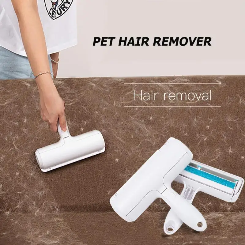 Собачья кошачья шерсть для удаления многоразового использования меховой ролик