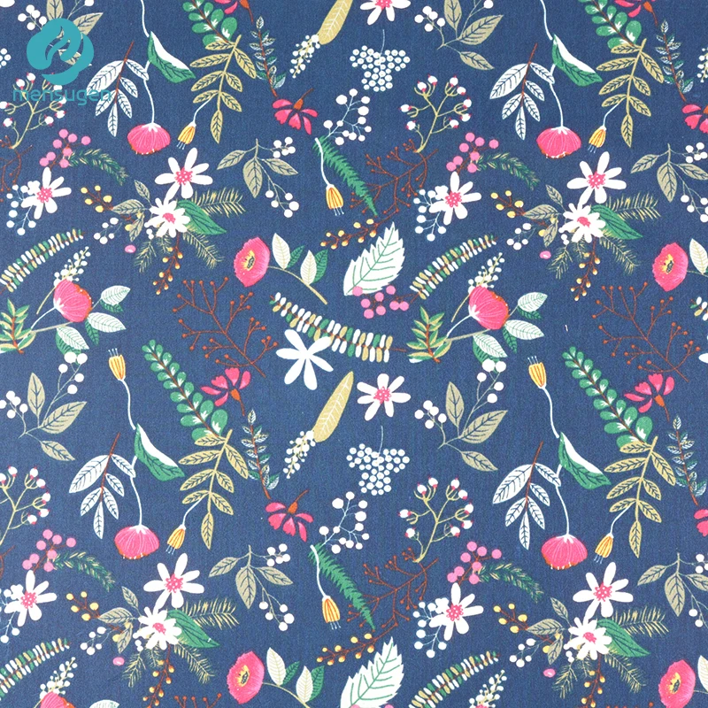 Тканевые метры хлопковая ткань с цветочным принтом для платьев детская одежда