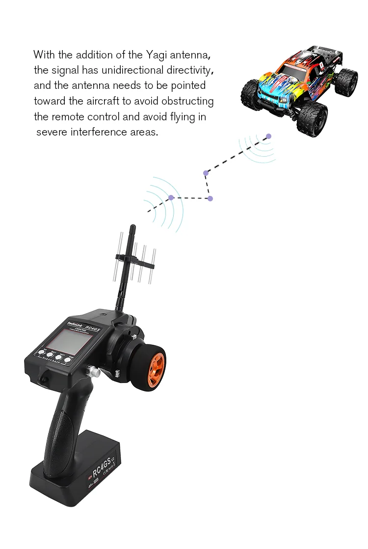 Усилитель сигнала STARTRC RadioLink RC4GS усилитель антенны Yagi диапазона для контроллера V2