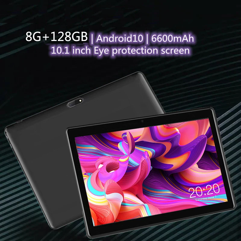 

2022 New 10.1 inch 6GB RAM 128GB ROM tablet 1280*800 IPS 4G FDD LTE Phone Call Android 10.0 GPS Bluetoot Media Pad
