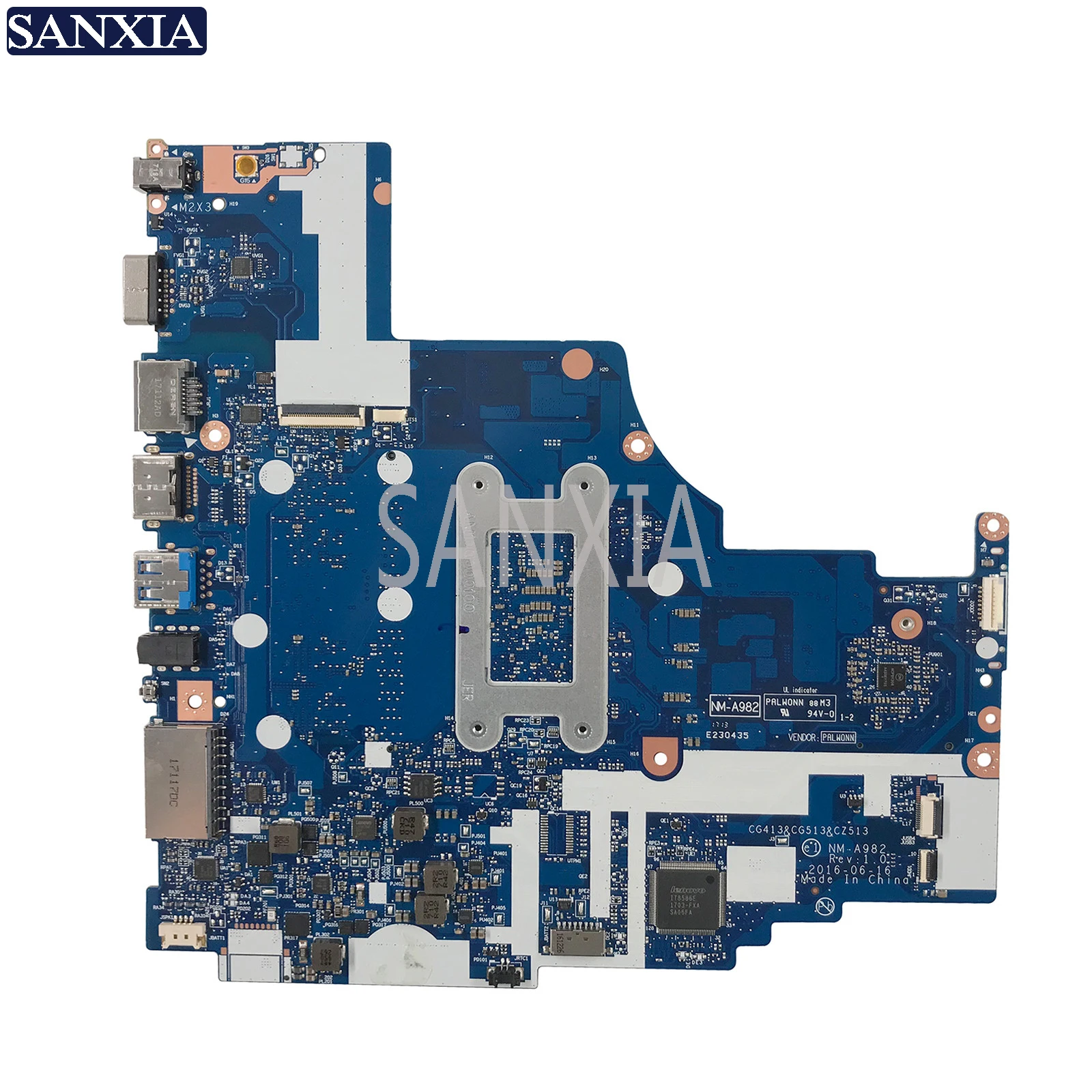 KEFU NM A982 материнская плата для ноутбука Lenovo 310 15IKB оригинальная 4G RAM I7