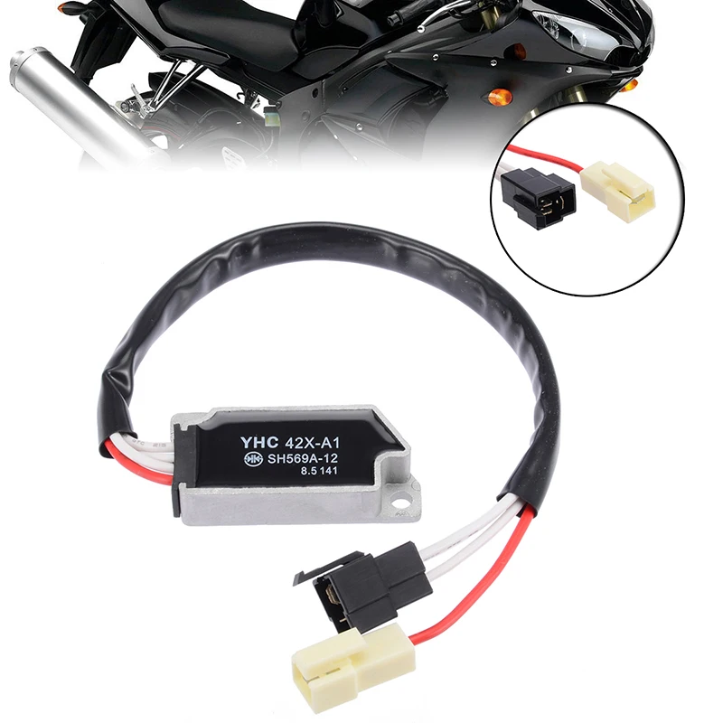 1 шт. 12 В регулятор напряжения Выпрямитель с теплоотводом плавники лучше