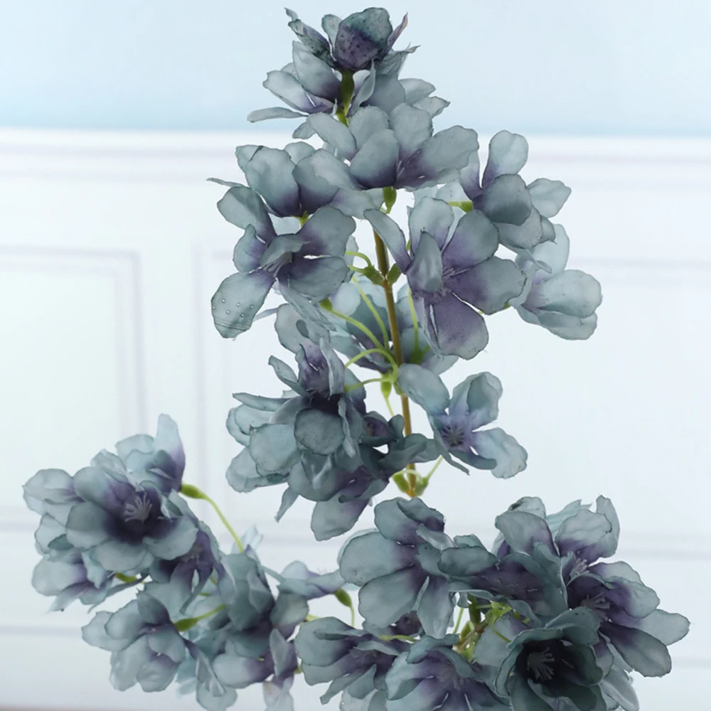 Букет цветов из искусственных ветвей вишни украшение для дома пластика и железа