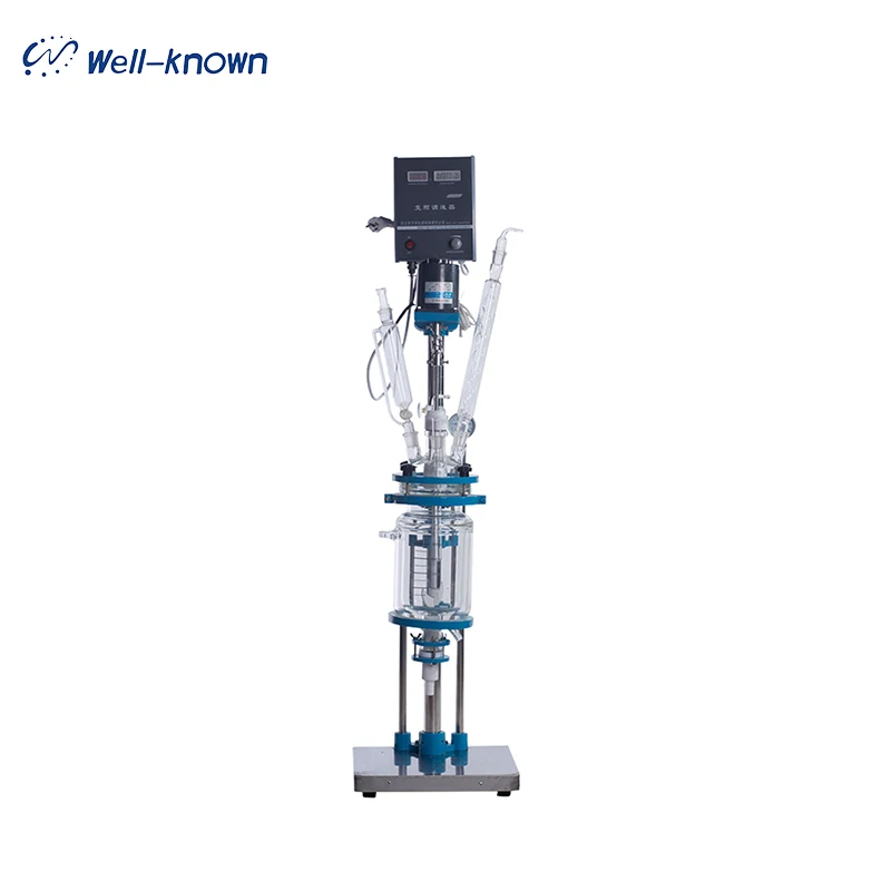 5л лабораторный двухслойный химический кожух стеклянный реактор | Канцтовары для