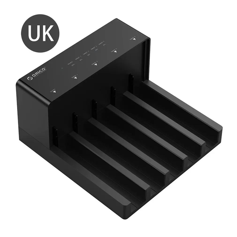 

HDD Case External Hard Drive Enclosure Case Hard Disk Box 3.5 Inches 5 Bay USB 3.0 To SATA Hard Drive Enclosure Docking Station