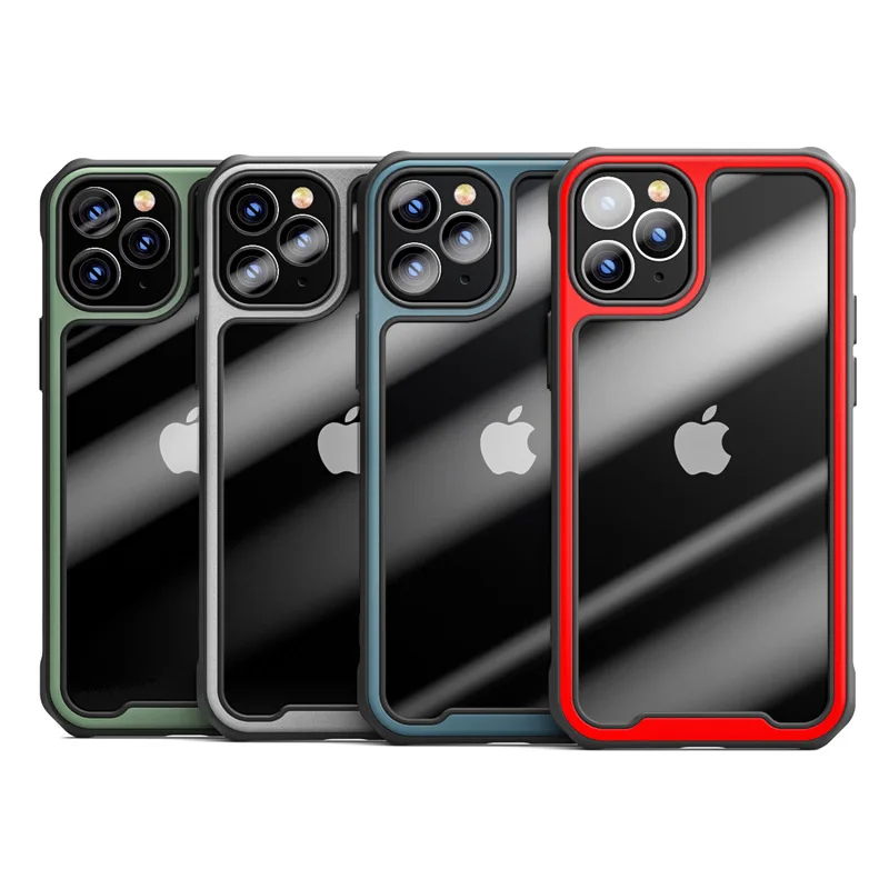 

2020 Luxury Shockproof Case For iPhone 12 mini Case For iPhone 12/12 pro 12 pro max Shockproof Transparent Back Cover