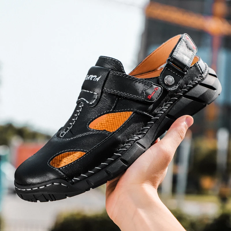 Сандалии мужские из натуральной кожи