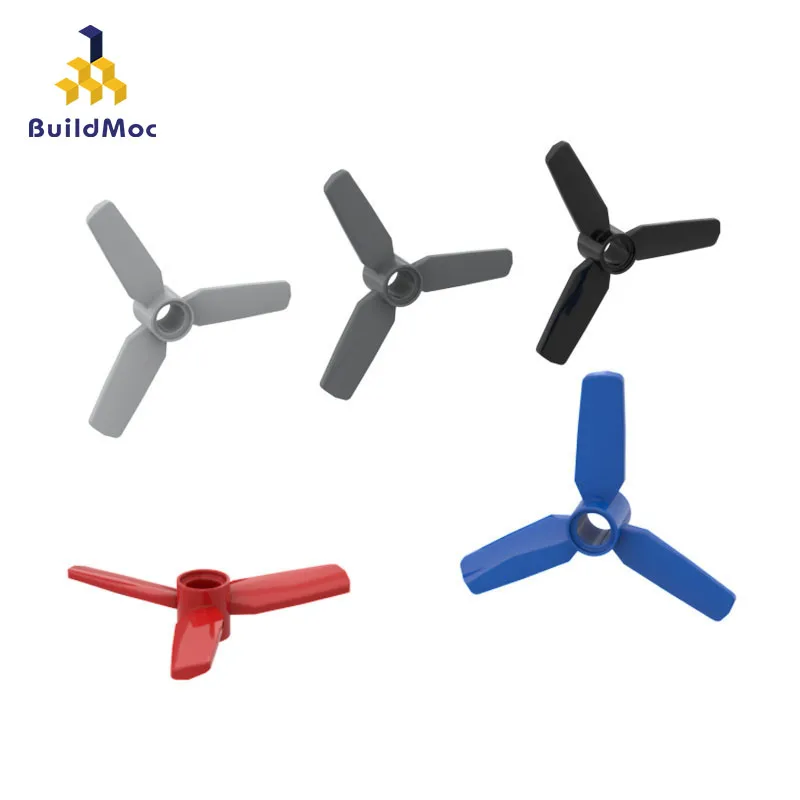 

BuildMOC Compatible Assembles Particles 92842 Large Propeller Building Blocks Parts DIY Educational gift Toys
