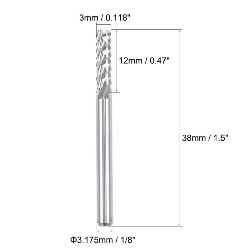 

10pcs End Mill 3mm Shank Engraving For CNC Machinery Supplies Metalworking