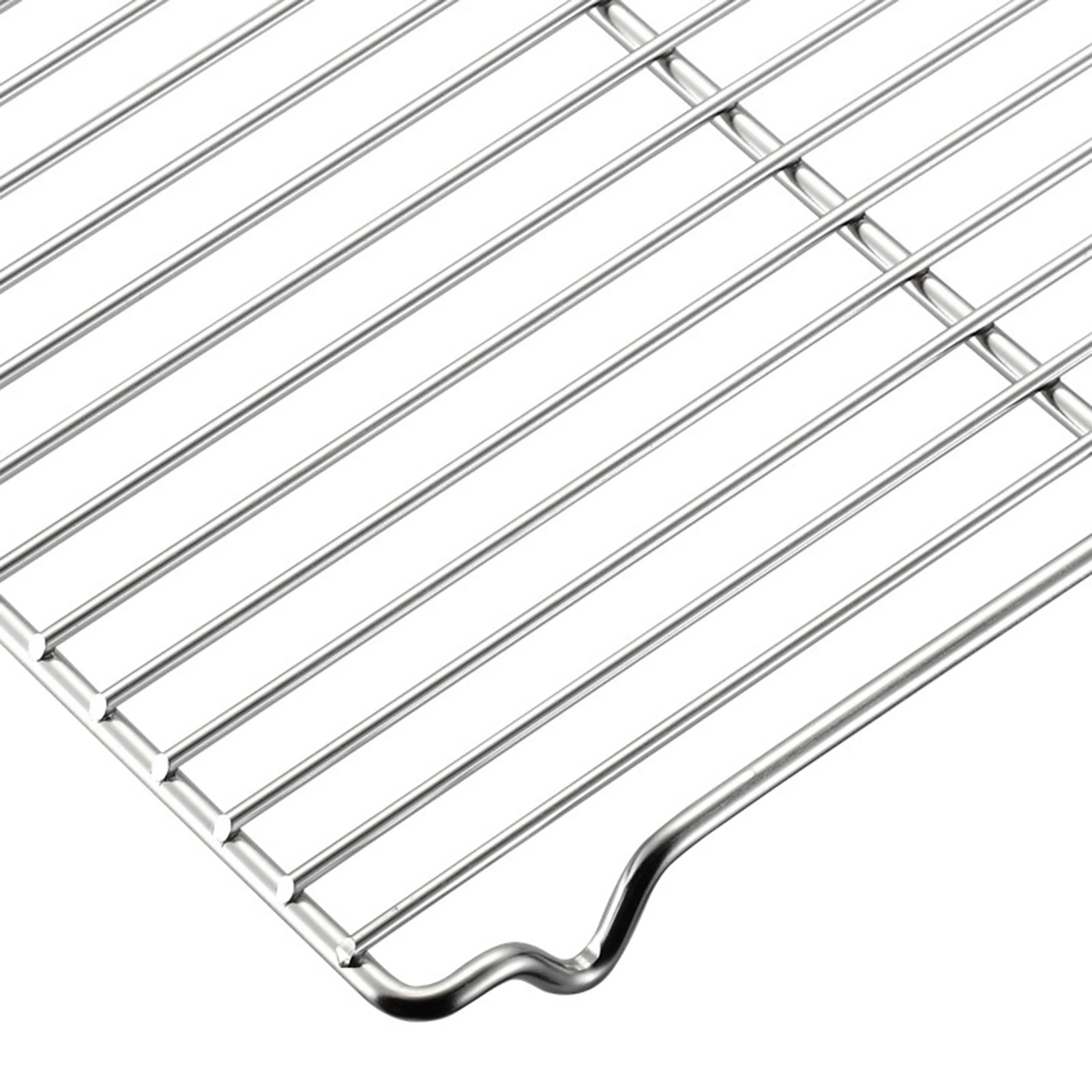 

Stainless Steel BBQ Grill Mat Mesh Oven Net Kebab Barbecue Rack Baking Tray