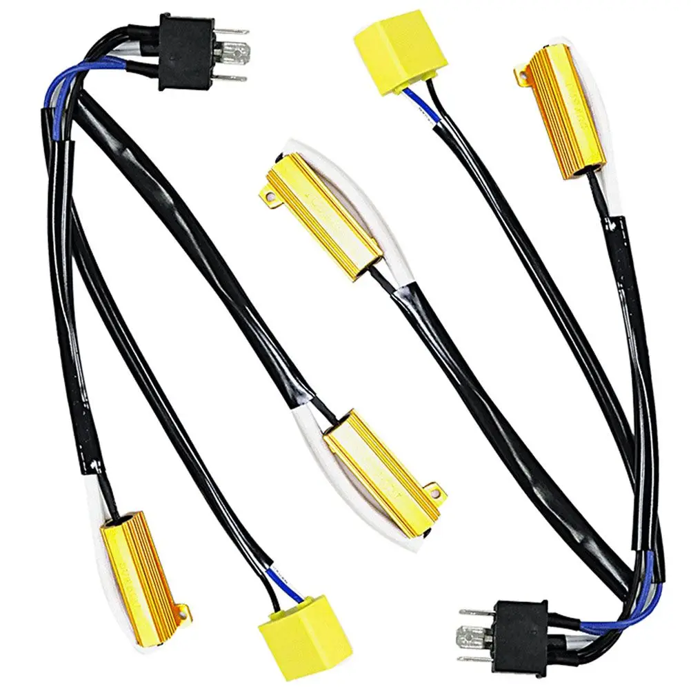 H4 Ecoder LED Headlights Decoder Resistor Free Error Load Warning Signal Canceller | Автомобили и мотоциклы